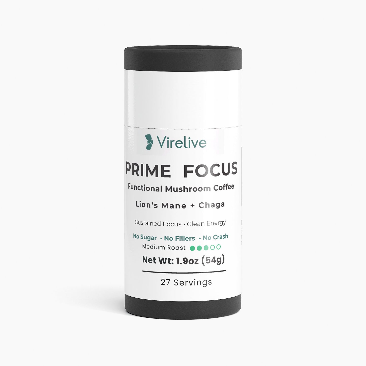 VireLive Prime Focus Mushroom Coffee