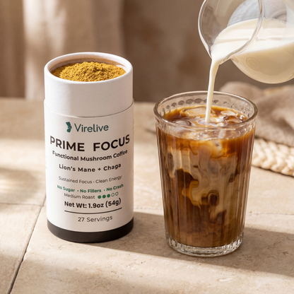VireLive Prime Focus Mushroom Coffee