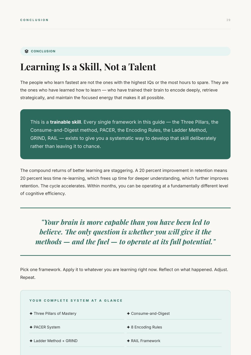 The Learning Advantage: Learn Faster — And Retain Longer